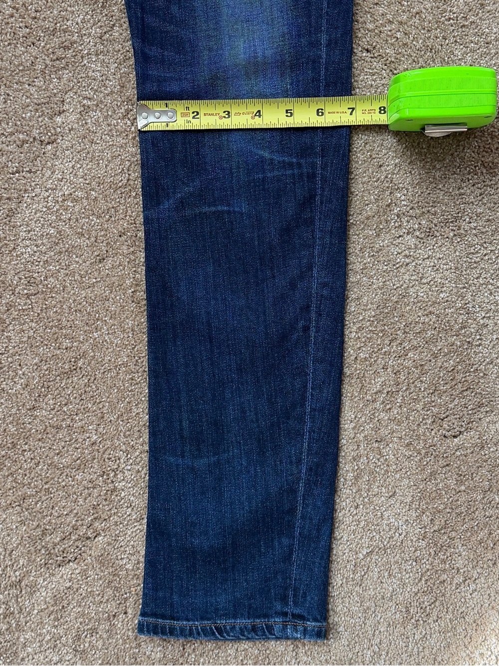 Citizens of Humanity Racer Y2K Low Rise Skinny Jeans 29 Slash Wash USA - Picture 12 of 16